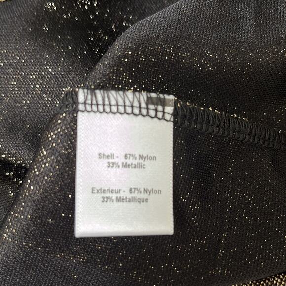 LIKELY Freya Gold Glitter Top Size M - Picture 5 of 8